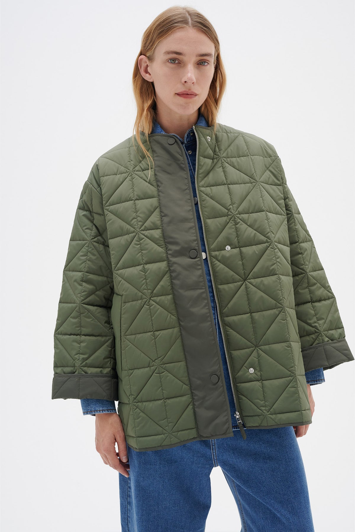 TeiganIW Coat Beetle Green - 30109055