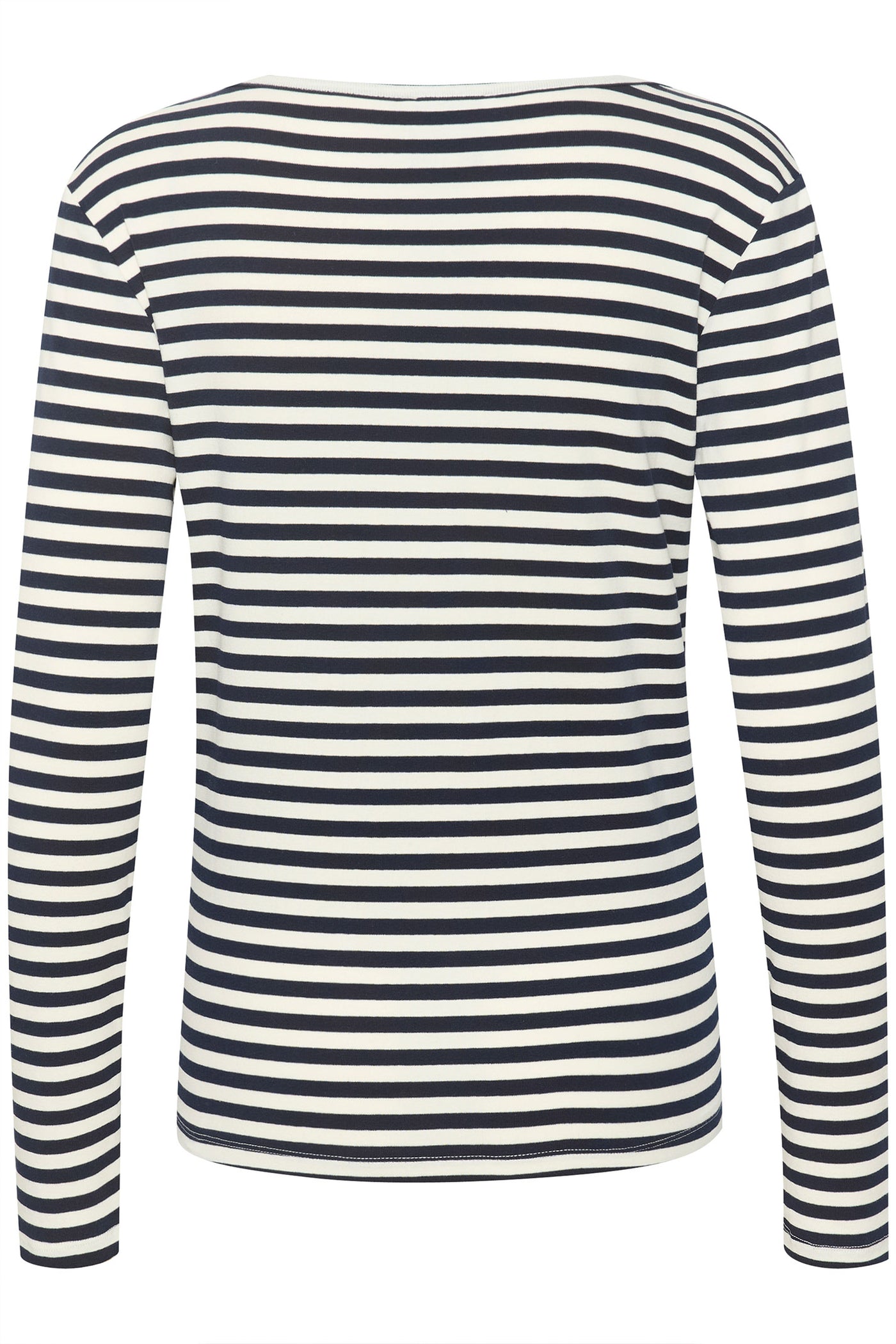 DanaMW  Blouse Navy W. Off White Stripe - 10704595