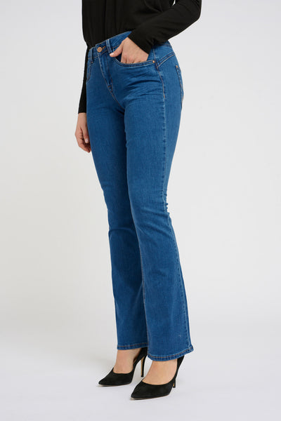 CRLone Bootcut Jeans - Coco Fi Indigo blue denim - 10609152 Thumbnail