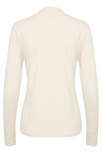 CRTrulla Jersey Blouse Eggnog - 10610672 Thumbnail