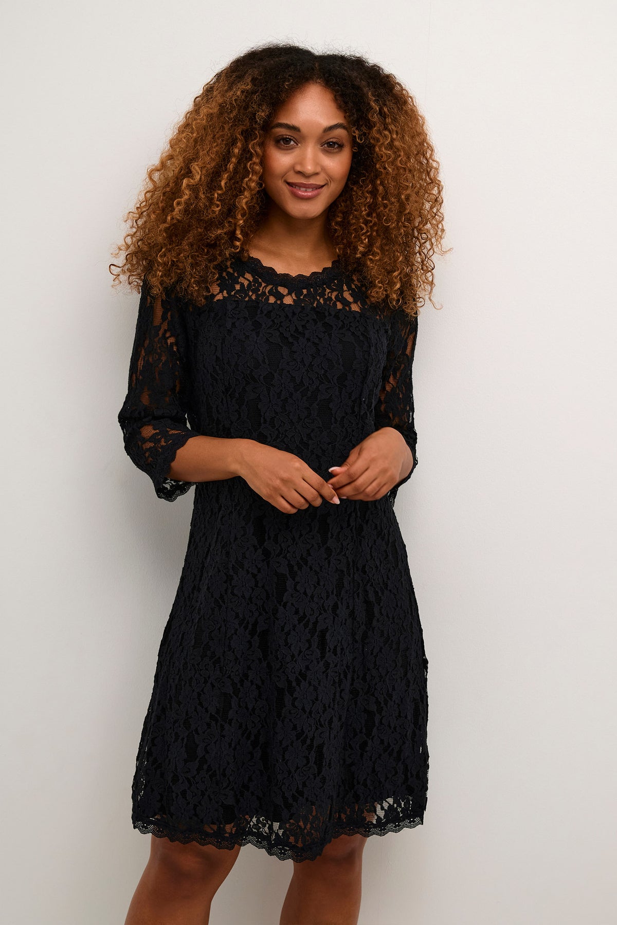 CRKit 3/4 Sleeve Dress Pitch Black - 10613239