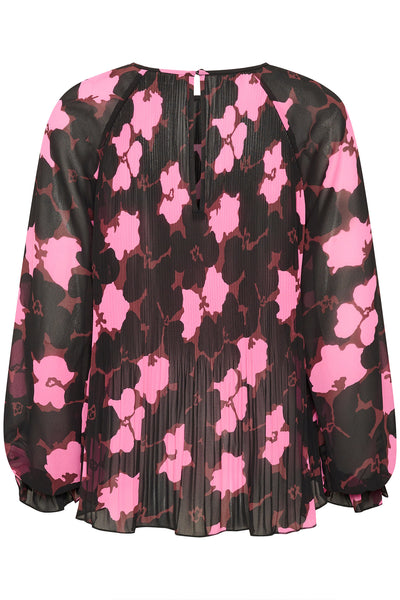 MendraIW Blouse Cashmere Pink Cut Out Flower - 30109660 Thumbnail