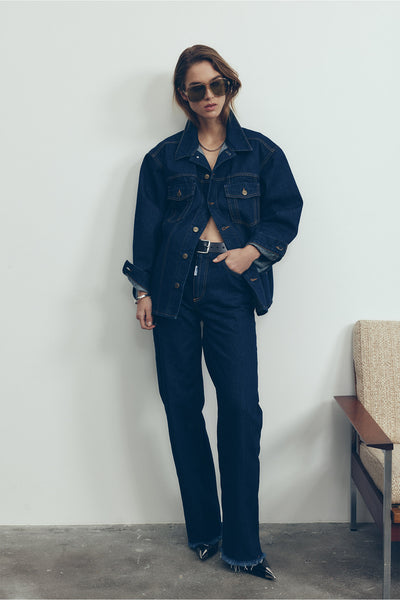 BAJULIETTA JEANS JACKET RINSE WASH - 50405031 Thumbnail