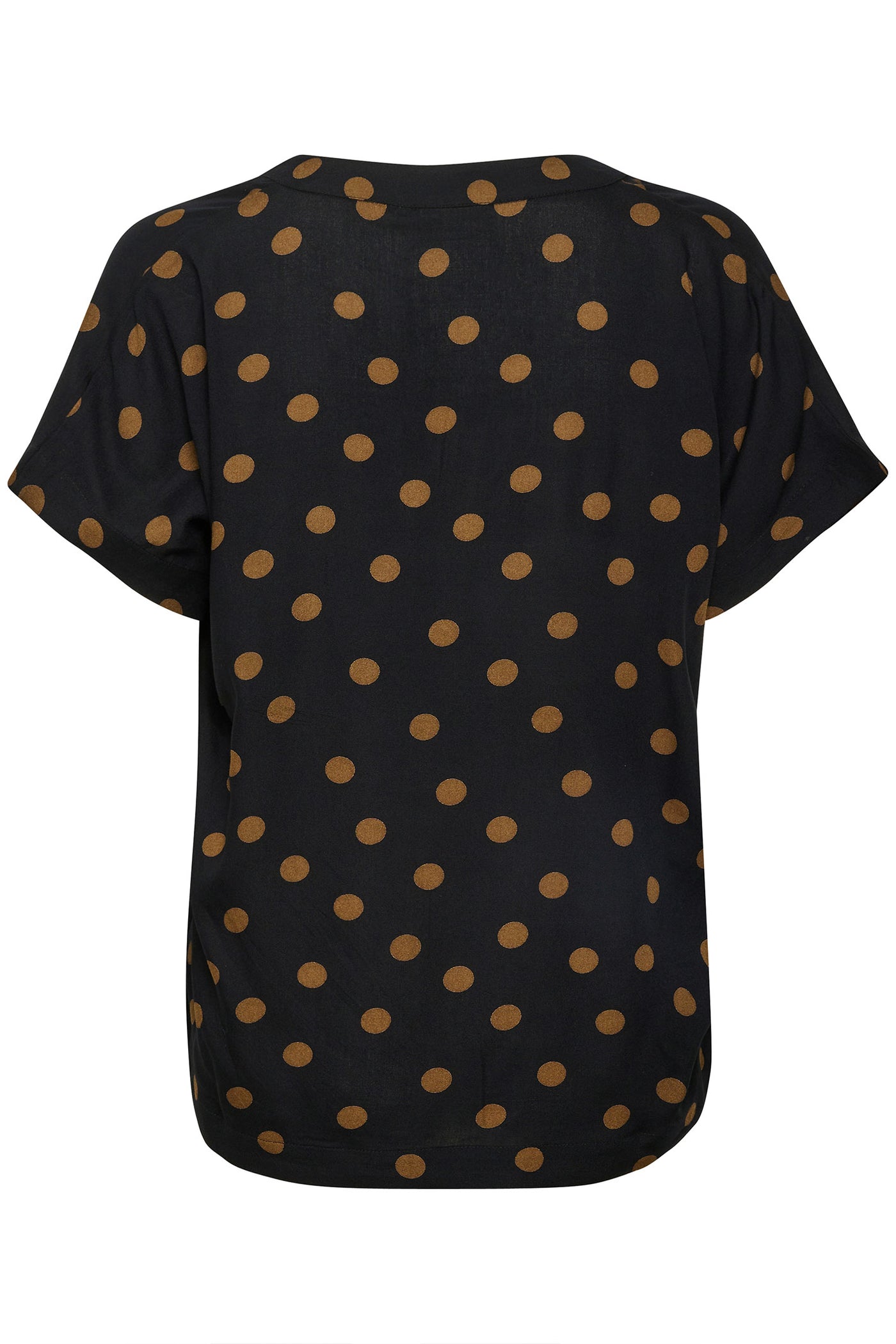 KAano Blouse Black With Mustang Dot