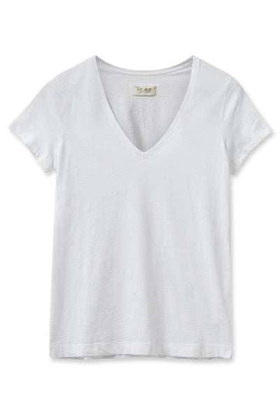Arden Organic V-SS Tee White - 140930 Thumbnail