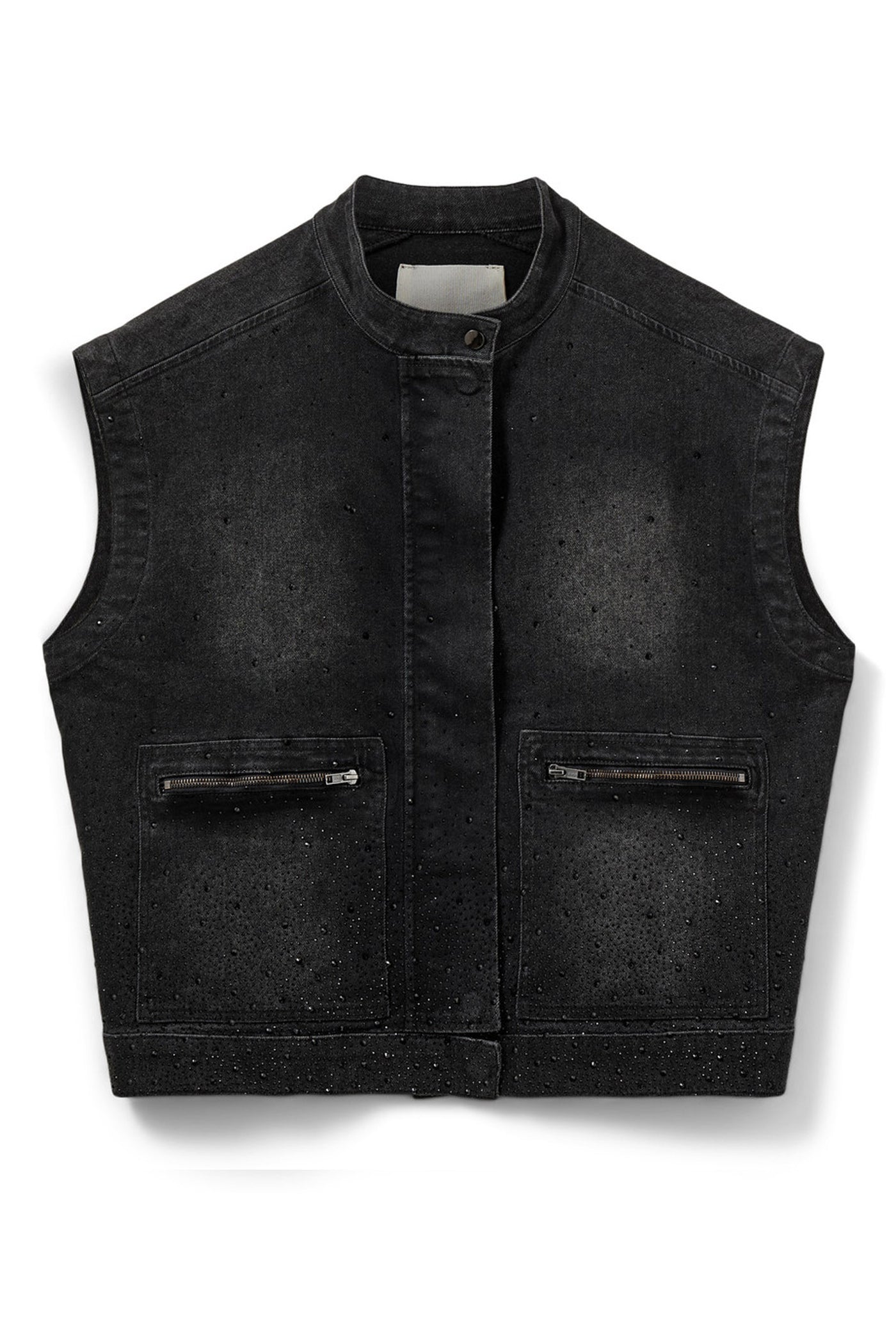 VEGASW VEST 1015 Washed black - S253170
