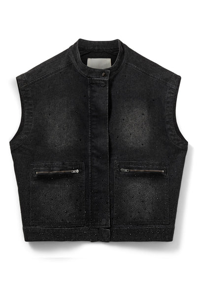 VEGASW VEST 1015 Washed black - S253170 Thumbnail